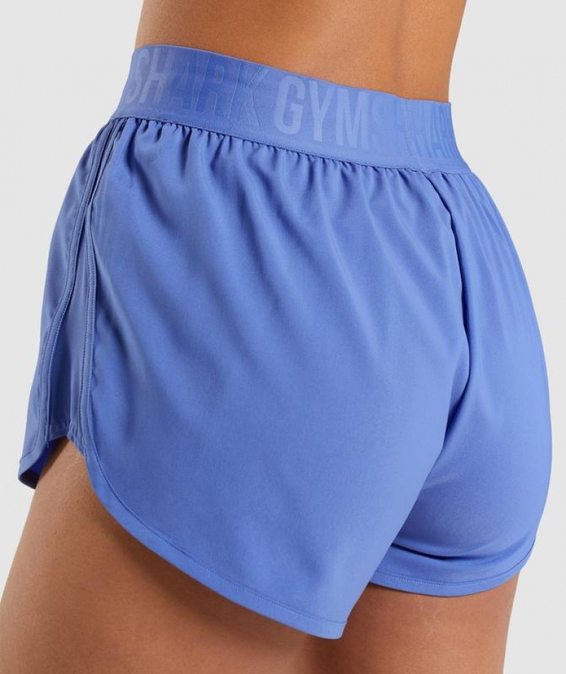 Short Gymshark Entrenamiento Loose Fit Shorts Azules | EDQHO5896