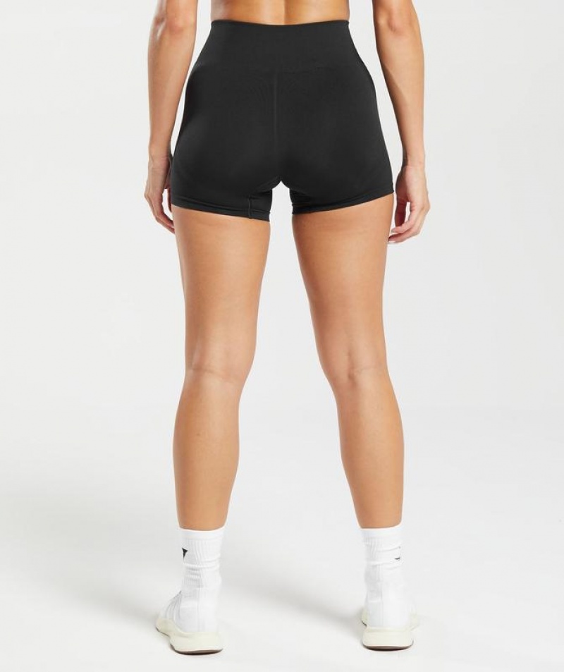 Short Gymshark Everyday Seamless Shorts Negras | TBAJG2514