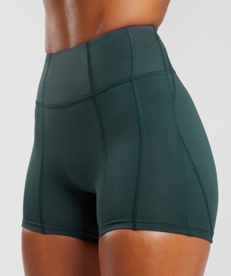 Short Gymshark GS Power High Rise Shorts Darkest Teal | TORWY0713