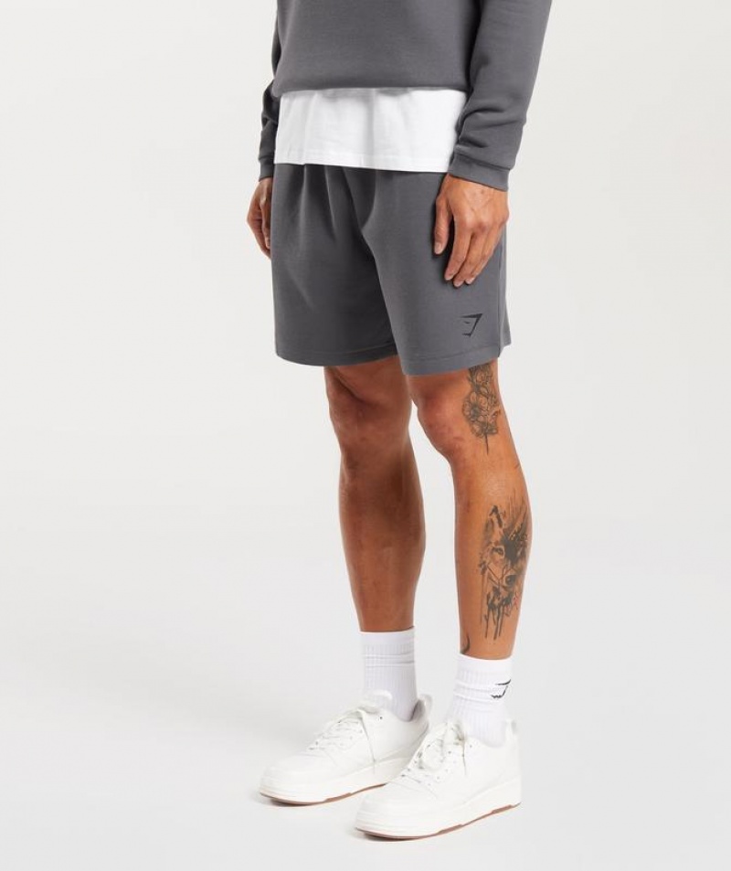 Short Gymshark Knit Shorts Gris | FNPGJ5682