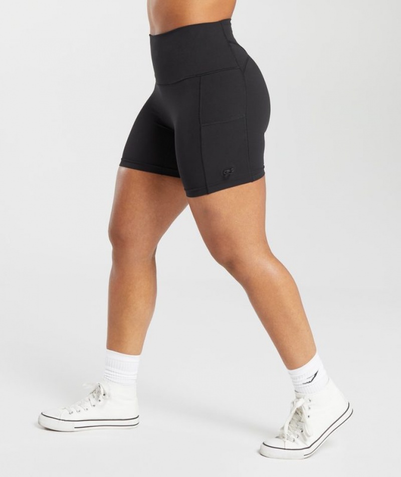 Short Gymshark Legacy Tight Shorts Negras | YNISR6437