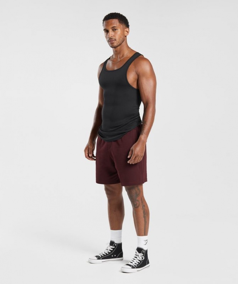 Short Gymshark Rest Day Essentials Shorts Burdeos | GWVIP2358