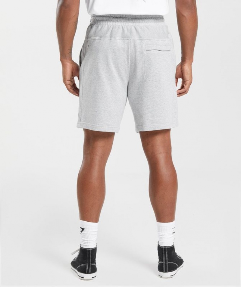 Short Gymshark Rest Day Essentials Shorts Gris Claro | JKUAD5364