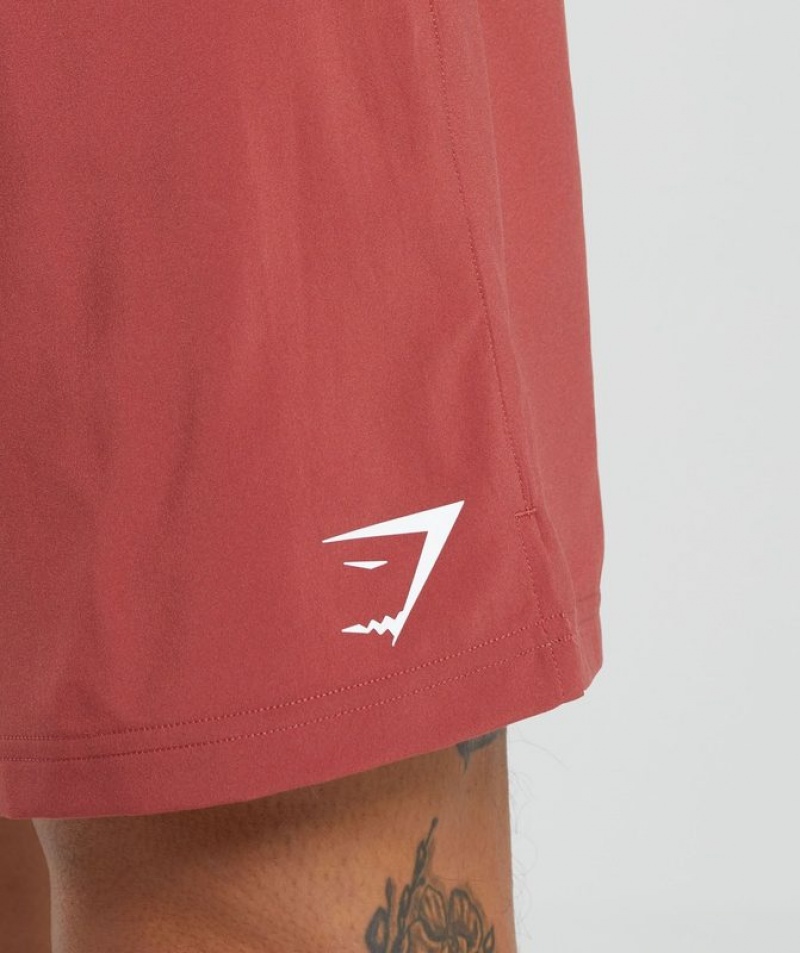 Short Gymshark Strike Shorts Rojas | NQYGE2869