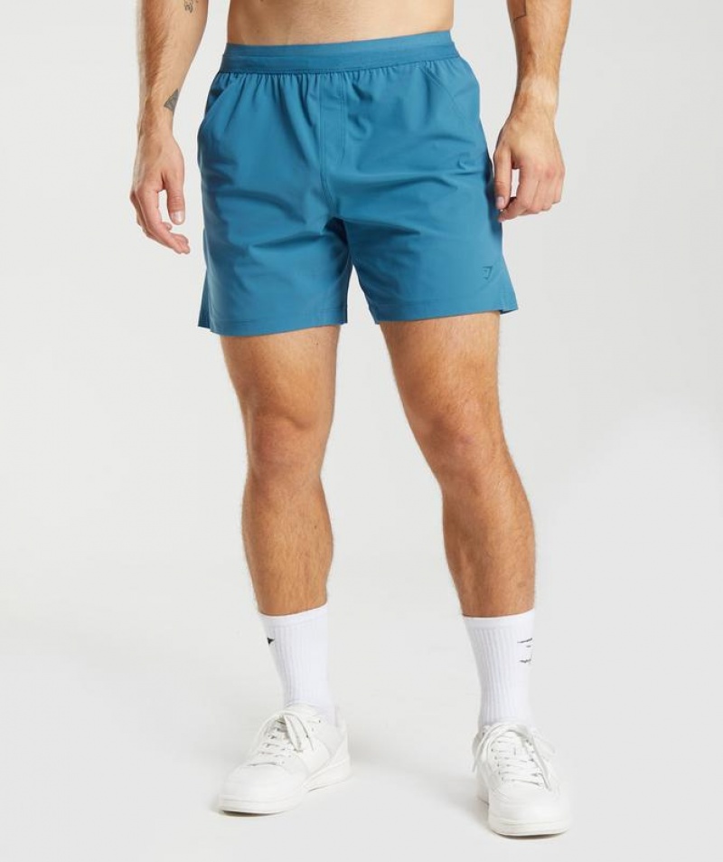 Short Gymshark Studio Shorts Azules | ESIYB8926