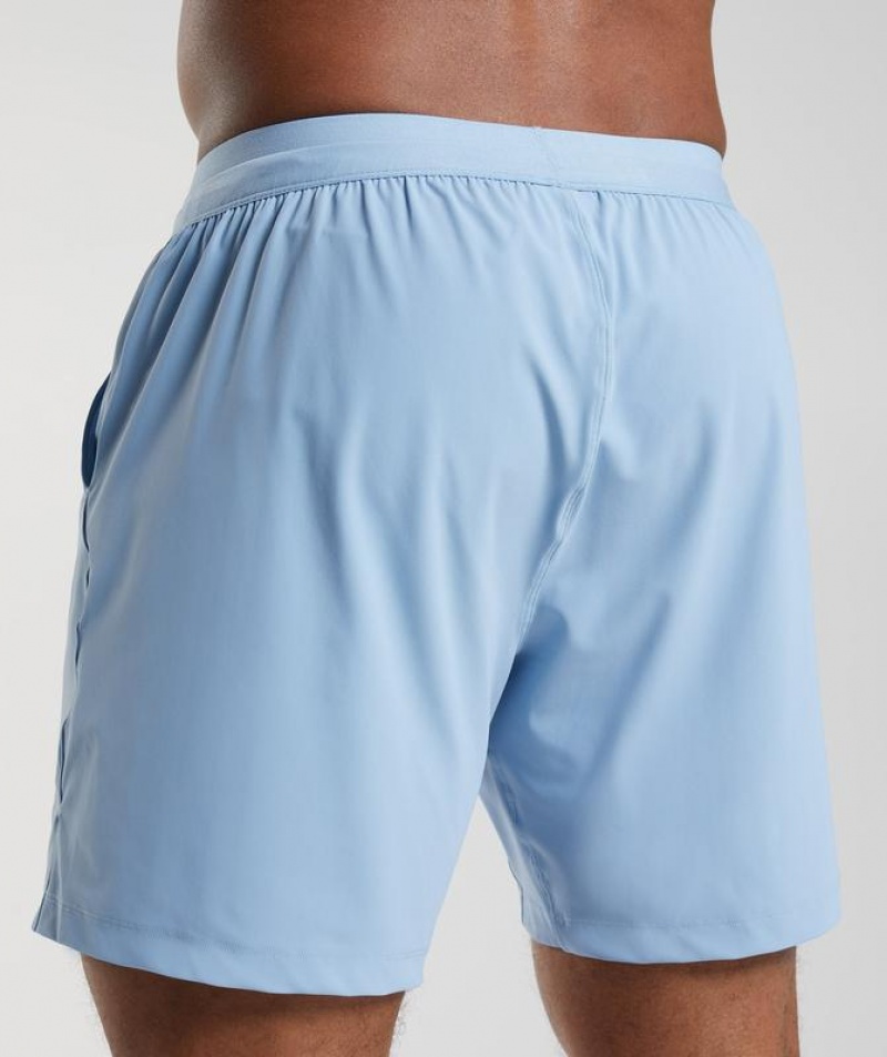 Short Gymshark Studio Shorts Azules | LEPJW4312