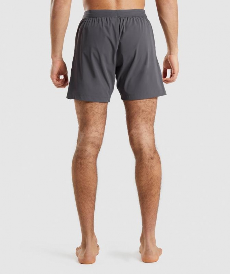 Short Gymshark Studio Shorts Gris | MPUBY4352