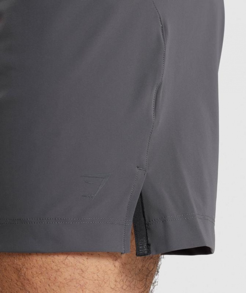 Short Gymshark Studio Shorts Gris | MPUBY4352