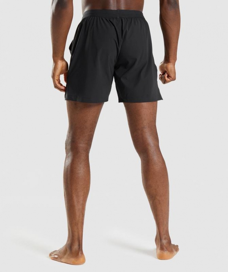 Short Gymshark Studio Shorts Negras | VIZCK0453