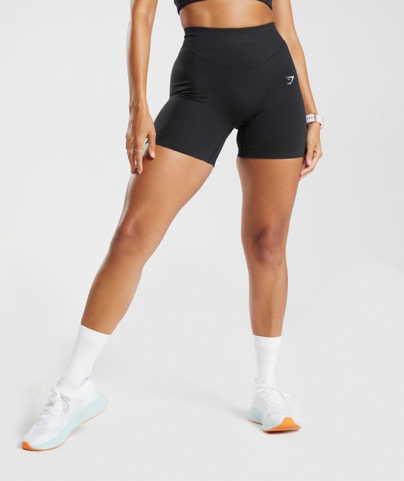 Short Gymshark Sweat Seamless Sculpt Shorts Negras | NWPZB9612