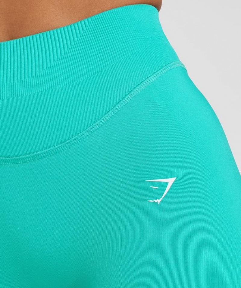 Short Gymshark Sweat Seamless Shorts Azules | XJGZS9243