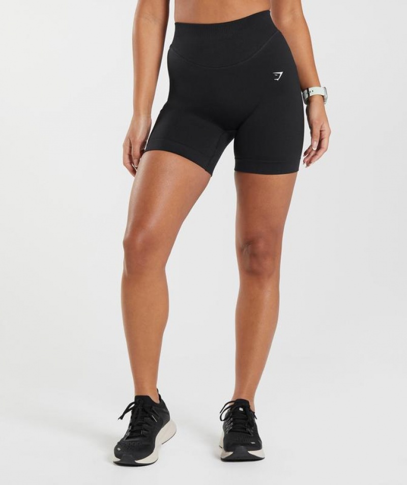 Short Gymshark Sweat Seamless Shorts Negras | OLFUJ7342