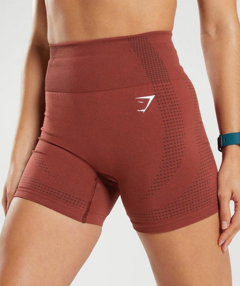 Short Gymshark Vital Seamless 2.0 Shorts Rojas | NSXAF5841