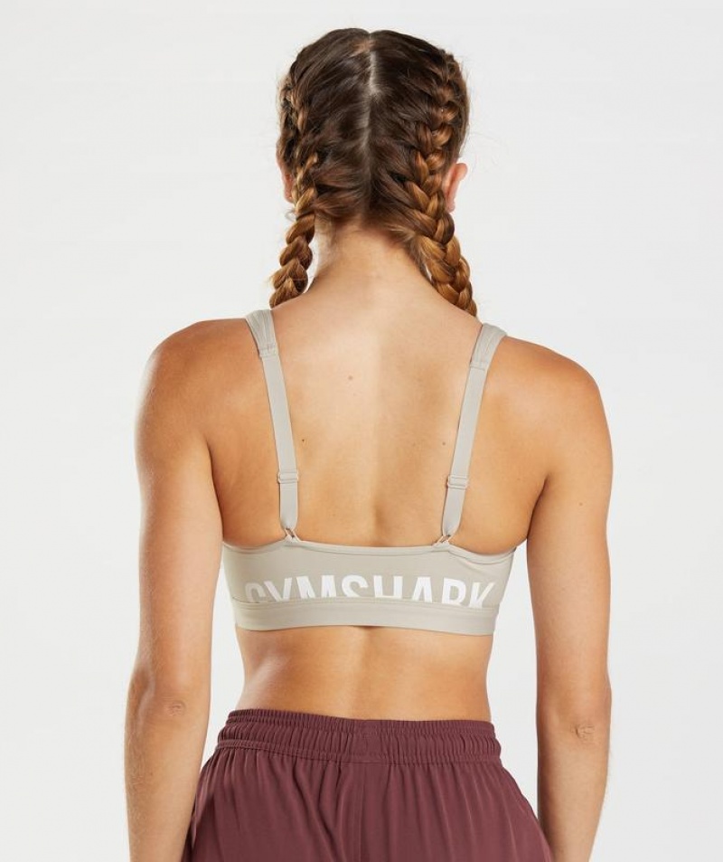 Sports Bras Gymshark Fraction Sports Bra Gris | RDUPE6107