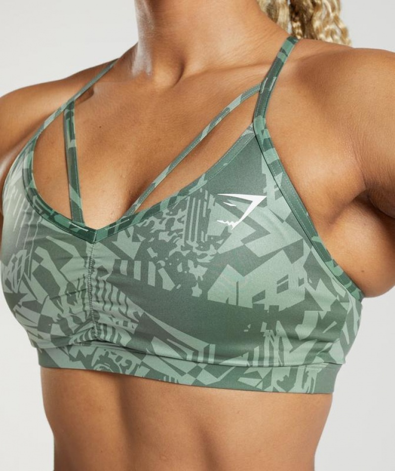 Sports Bras Gymshark GS Power Sports Bra Verde | JICRM9263