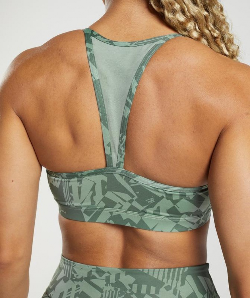 Sports Bras Gymshark GS Power Sports Bra Verde | JICRM9263