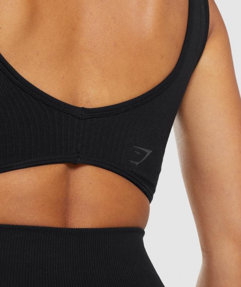 Sports Bras Gymshark Rest Day Seamless Bralette Negras | PRBYN5716