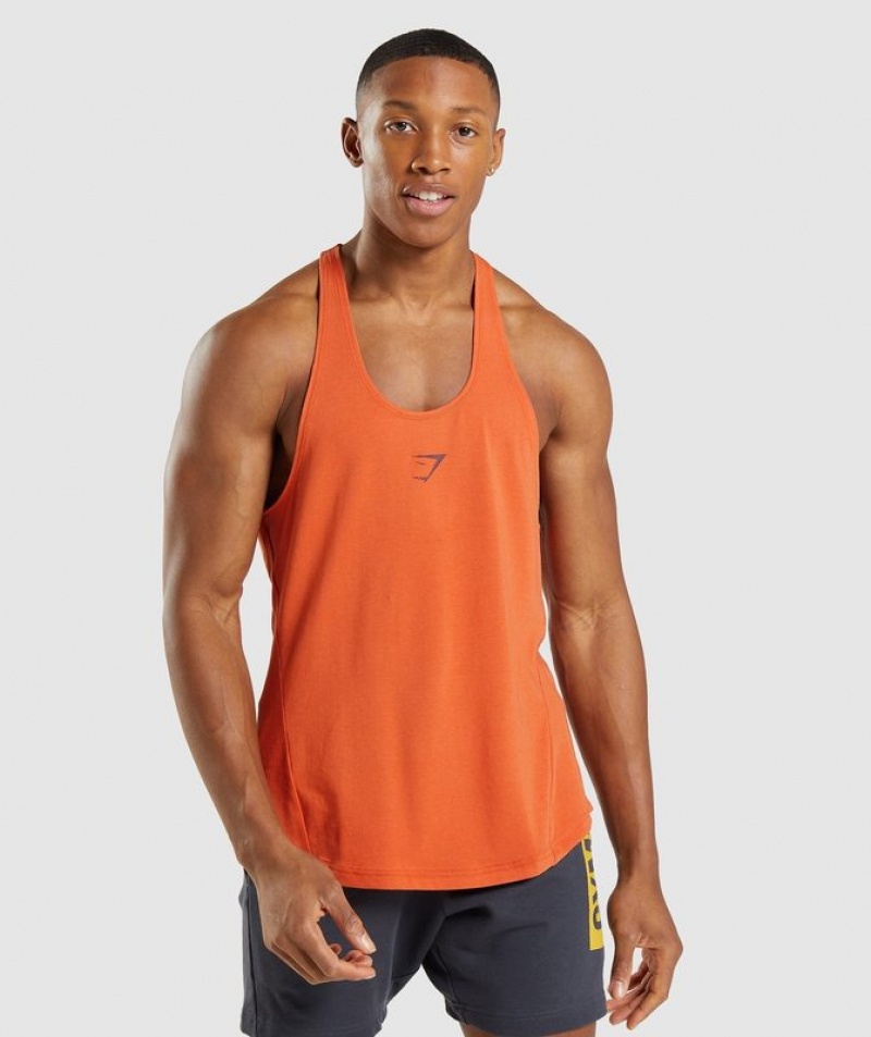 Stringer Gymshark Bold Stringer Naranjas | BEIMV5361