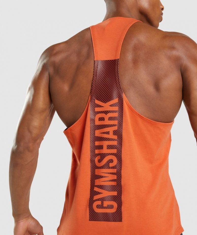 Stringer Gymshark Bold Stringer Naranjas | BEIMV5361