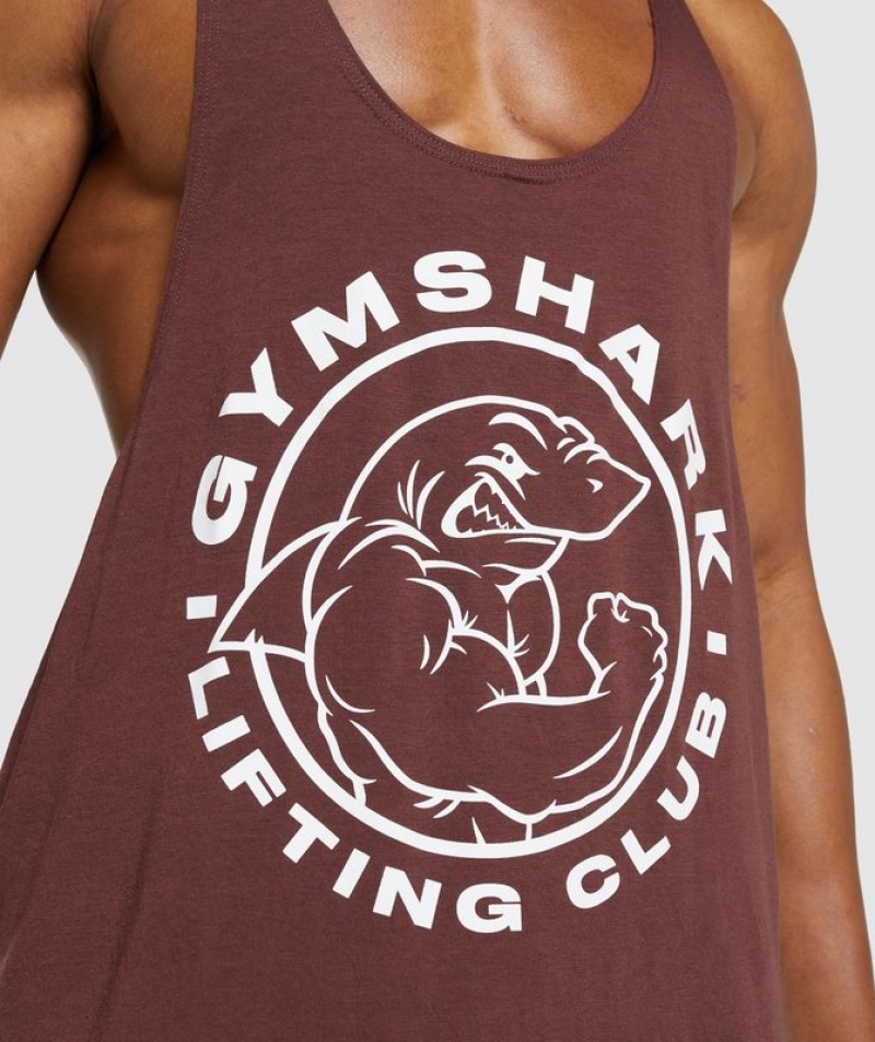 Stringer Gymshark Legacy Stringer Marrones | JLNTG0697