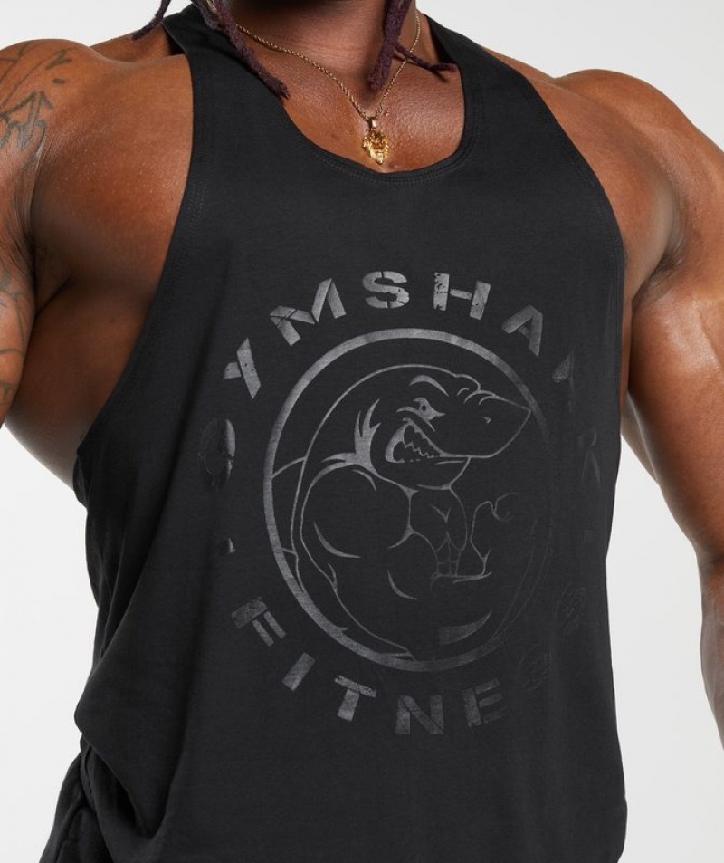 Stringer Gymshark Legacy Stringer Negras | MSTID9472