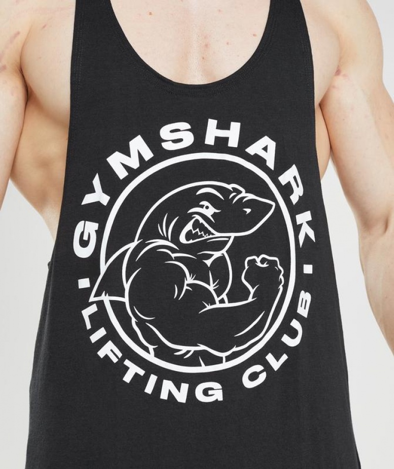 Stringer Gymshark Legacy Stringer Negras | TNCFB1836