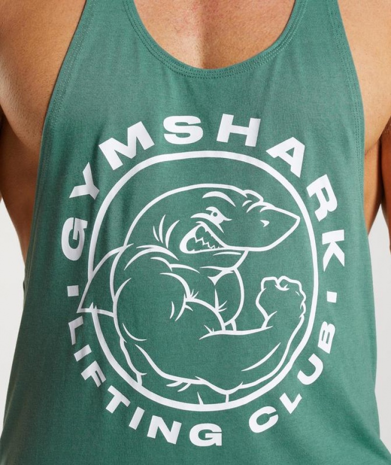 Stringer Gymshark Legacy Stringer Verde | SDEIZ5243