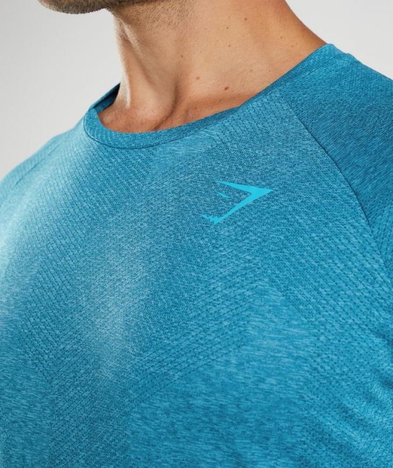 T-Shirts Gymshark Apex T-Shirt Azules | RAHCG9781