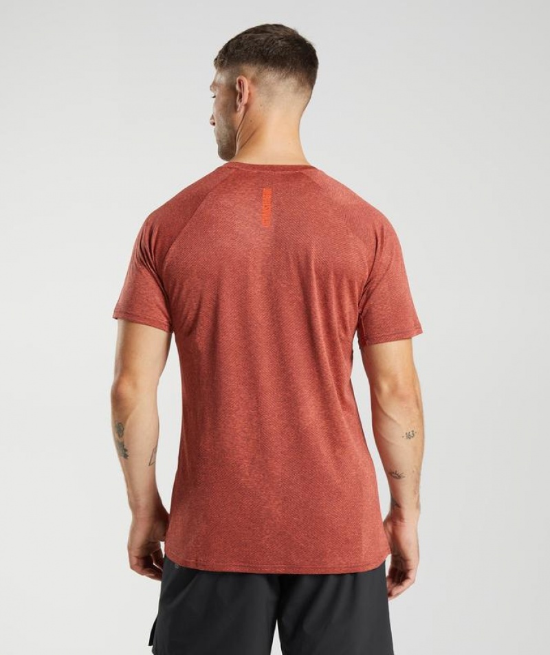 T-Shirts Gymshark Apex T-Shirt Rojas | YJQVT4159