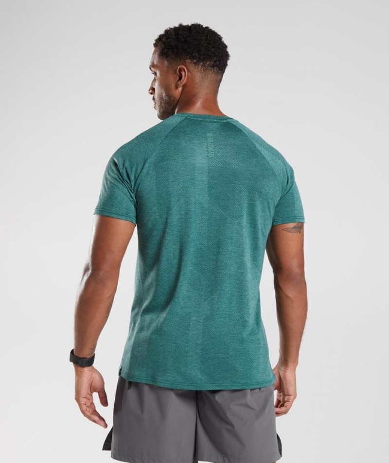 T-Shirts Gymshark Apex T-Shirt Verde | MROPF7284