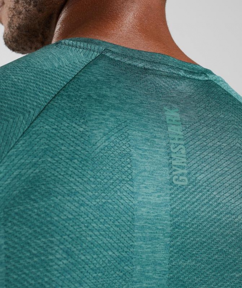 T-Shirts Gymshark Apex T-Shirt Verde | MROPF7284