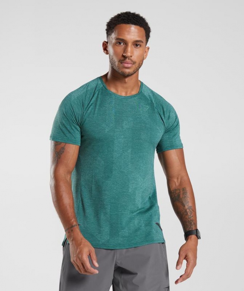 T-Shirts Gymshark Apex T-Shirt Verde | MROPF7284