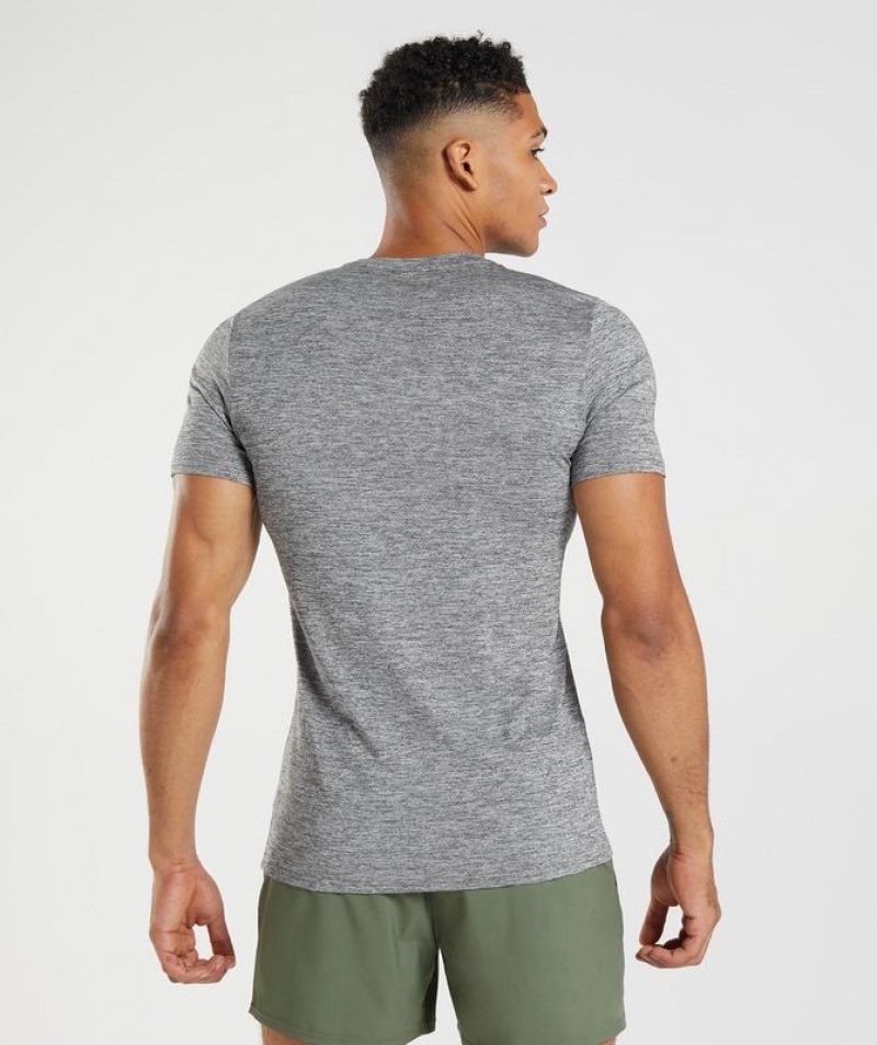 T-Shirts Gymshark Arrival Marl T-Shirt Gris | CBMDG4273