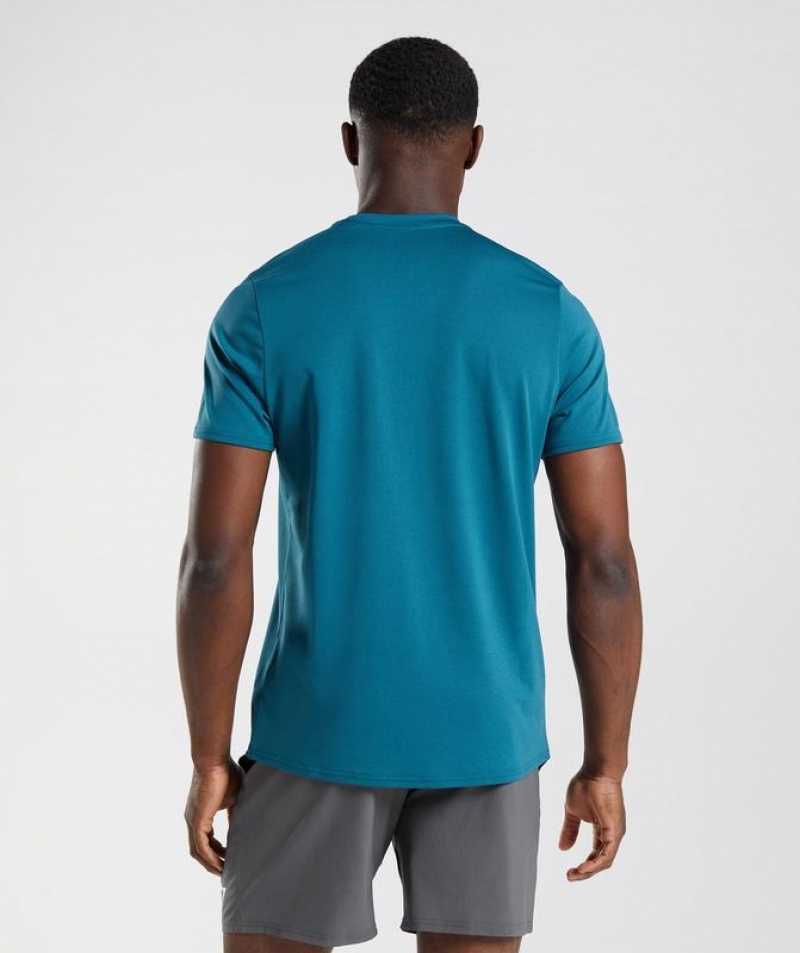 T-Shirts Gymshark Arrival T-Shirt Azules | IPJZT5423