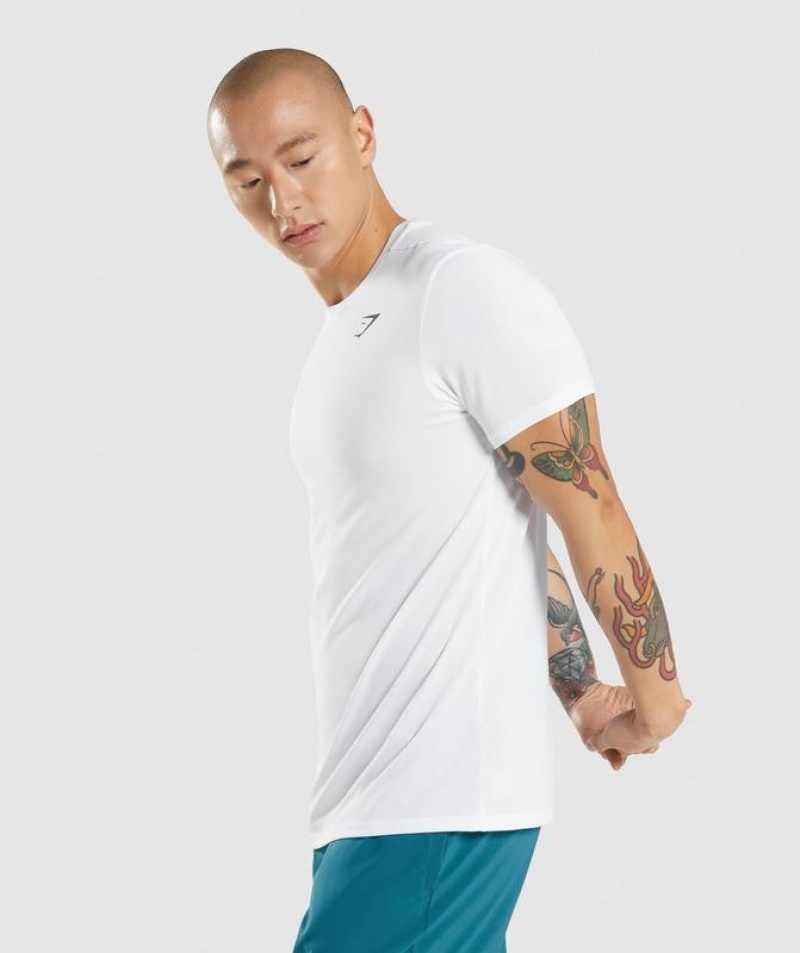 T-Shirts Gymshark Arrival T-Shirt Blancas | WBOPF9635