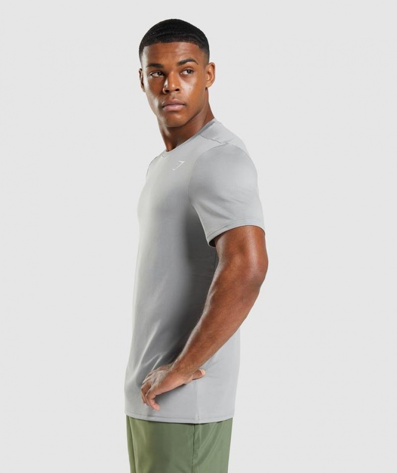 T-Shirts Gymshark Arrival T-Shirt Gris | DFYGS3427