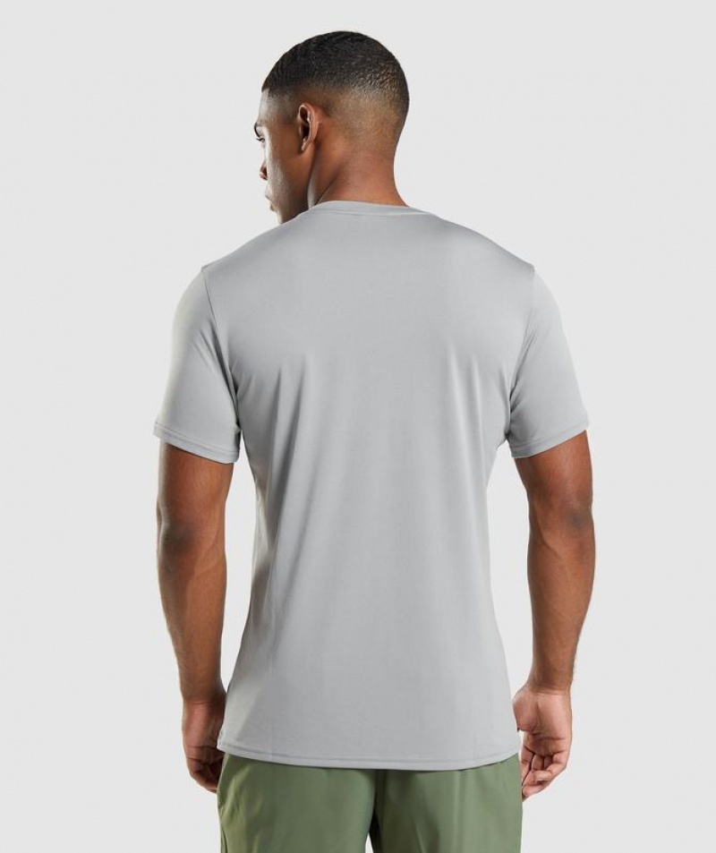 T-Shirts Gymshark Arrival T-Shirt Gris | DFYGS3427