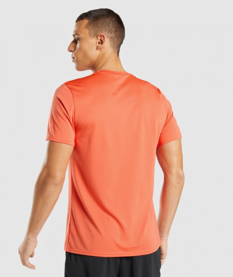 T-Shirts Gymshark Arrival T-Shirt Naranjas | ILKNJ7302