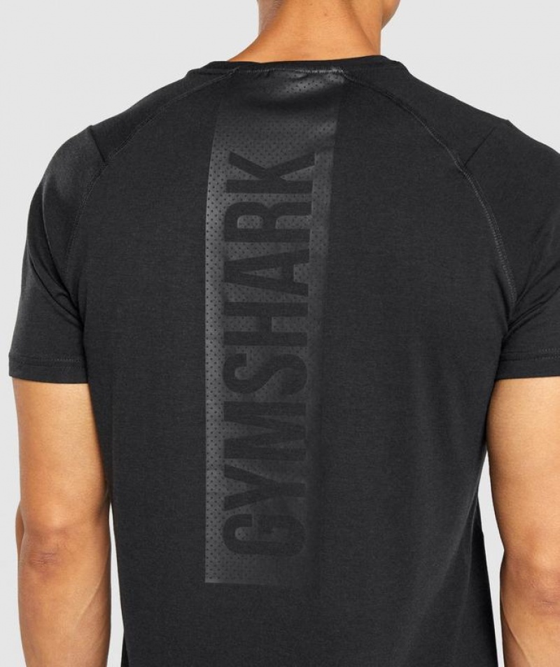 T-Shirts Gymshark Bold T-Shirt Negras | QMVJP4852