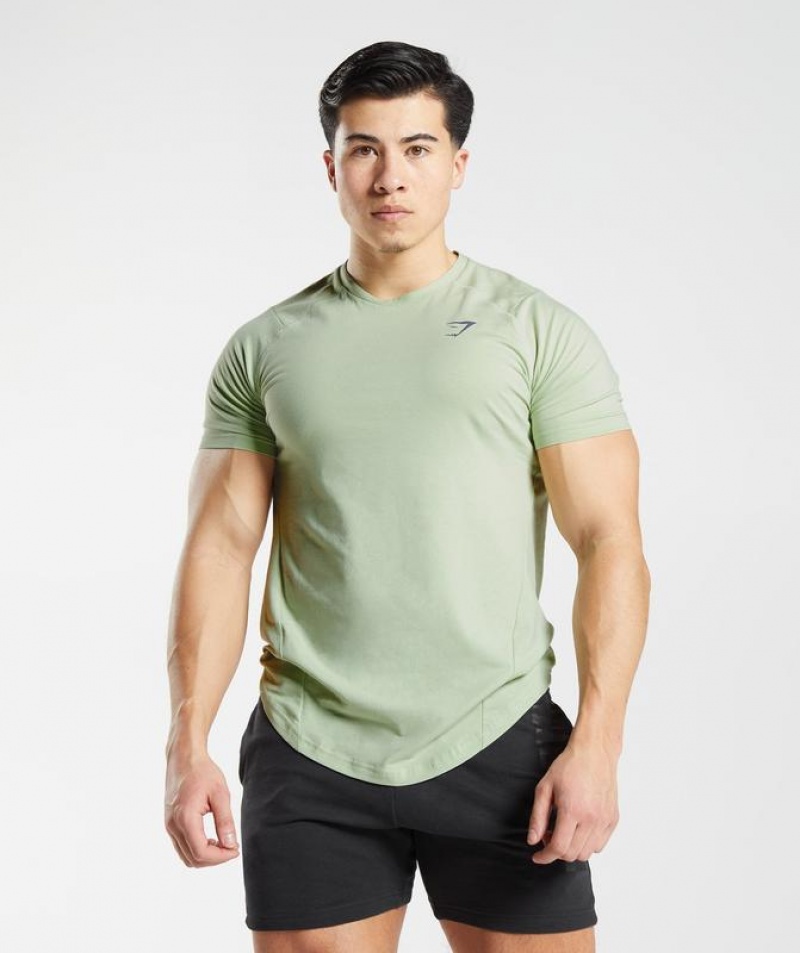 T-Shirts Gymshark Bold T-Shirt Verde | UHJTK8124