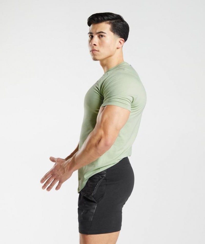 T-Shirts Gymshark Bold T-Shirt Verde | UHJTK8124