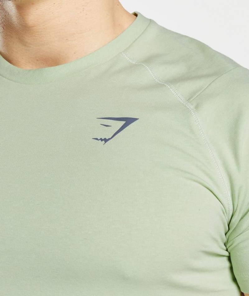 T-Shirts Gymshark Bold T-Shirt Verde | UHJTK8124