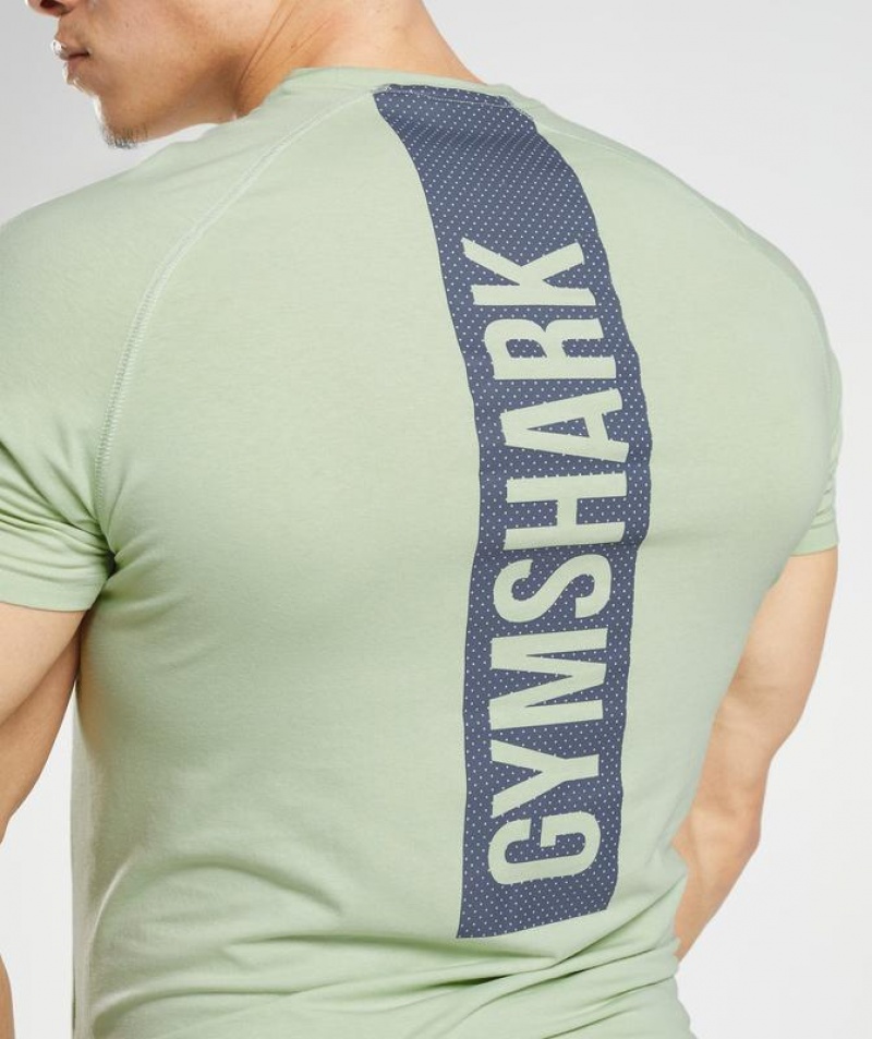 T-Shirts Gymshark Bold T-Shirt Verde | UHJTK8124