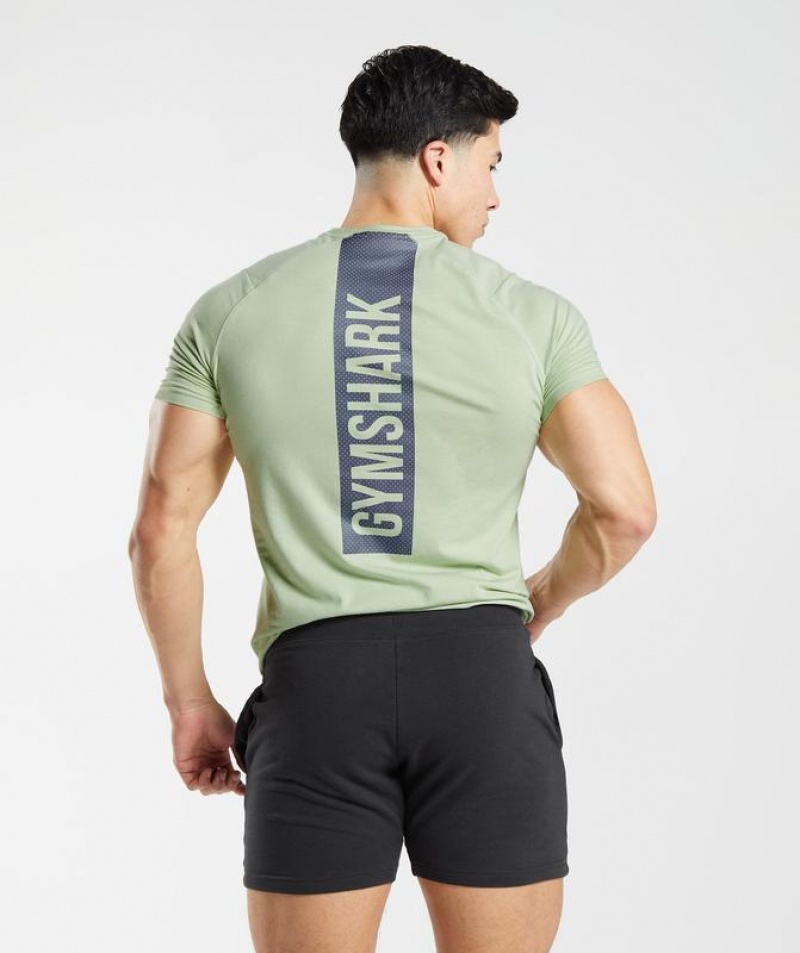 T-Shirts Gymshark Bold T-Shirt Verde | UHJTK8124