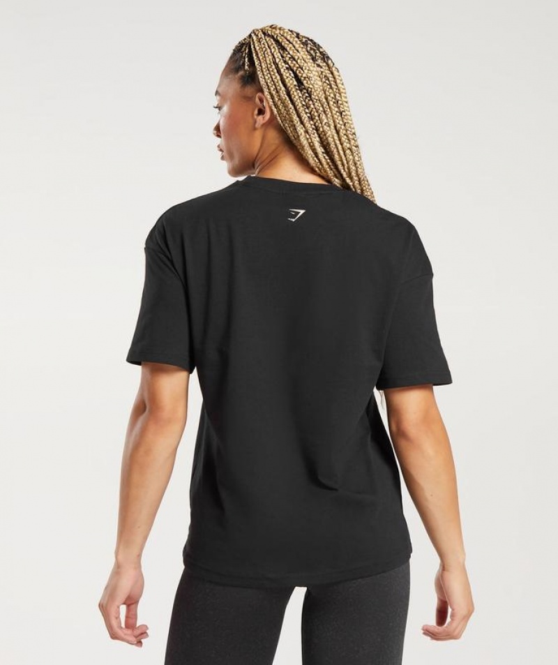 T-Shirts Gymshark Committed to the Craft T-Shirt Negras | KMBAC3196