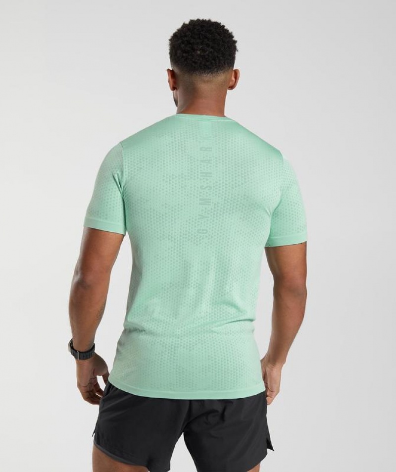 T-Shirts Gymshark Deporte Seamless T-Shirt Verde | EWJMB9215