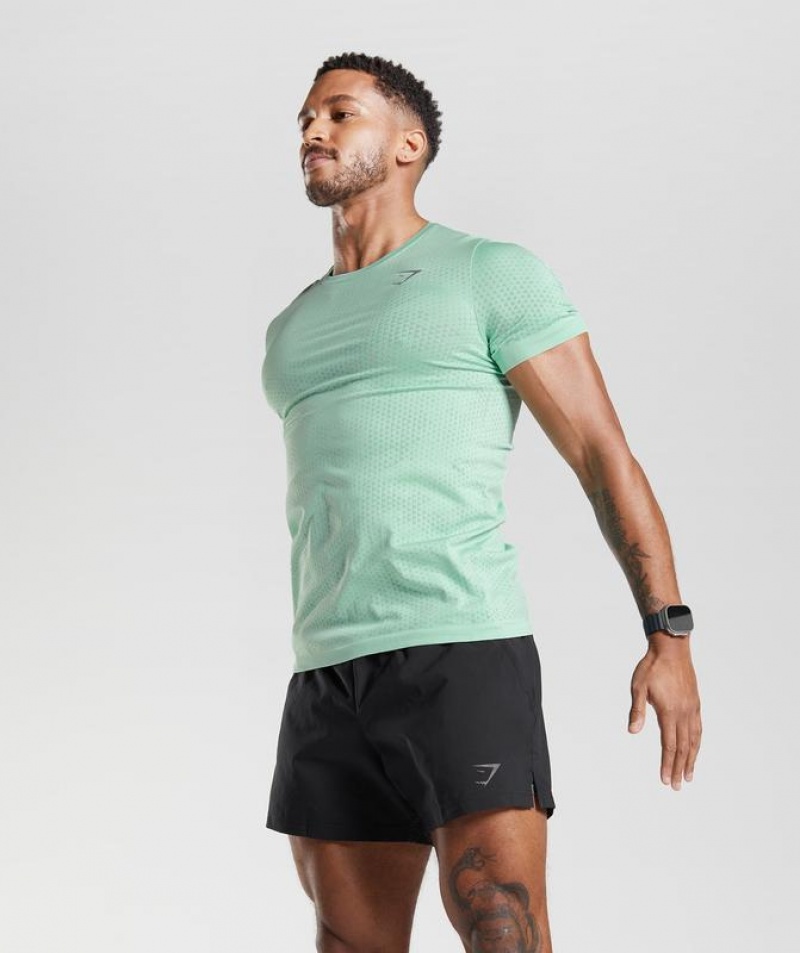 T-Shirts Gymshark Deporte Seamless T-Shirt Verde | EWJMB9215