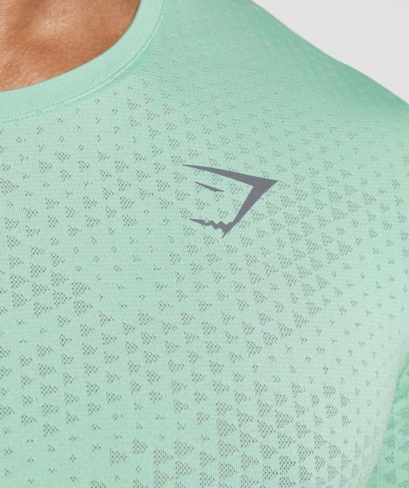 T-Shirts Gymshark Deporte Seamless T-Shirt Verde | EWJMB9215