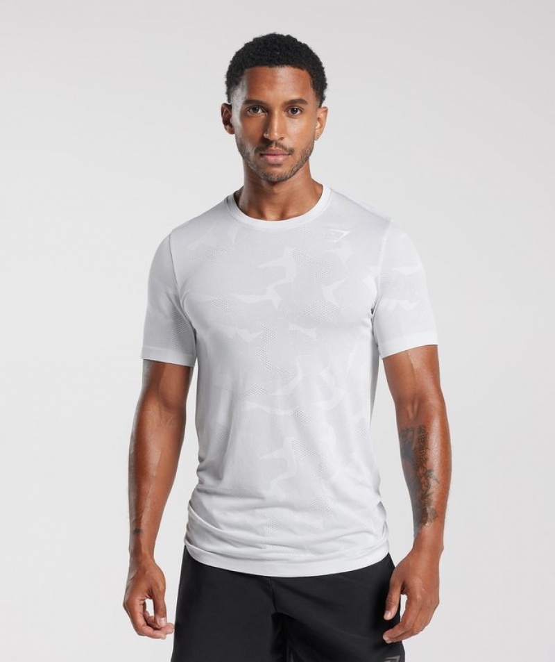 T-Shirts Gymshark Deporte Seamless T-Shirt Gris | FGEUC1028