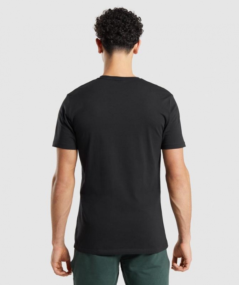 T-Shirts Gymshark Essential T-Shirt Negras | CYRIP8457